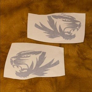 Set of Mizzou Tiger Decals
